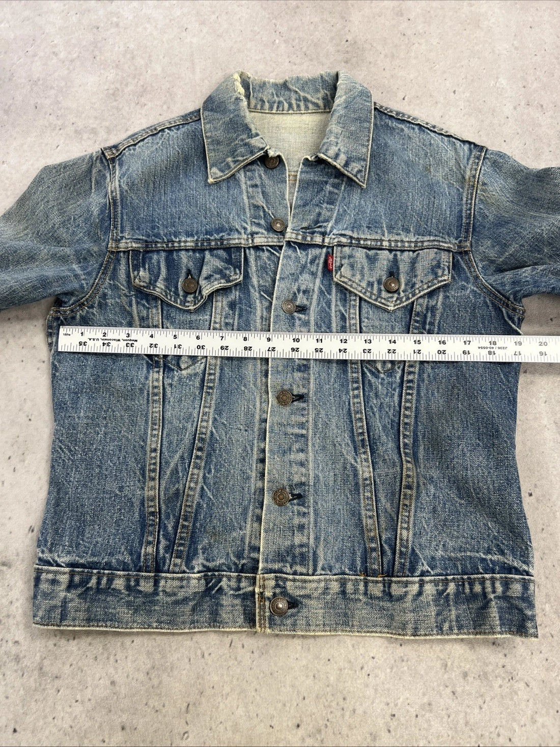 Vintage Levi's Denim Trucker Jacket Size Small