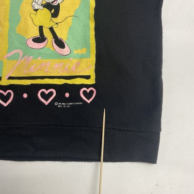 Vintage Mickey Minnie Mouse Disney Crewneck Sweatshirt Size Large 90s