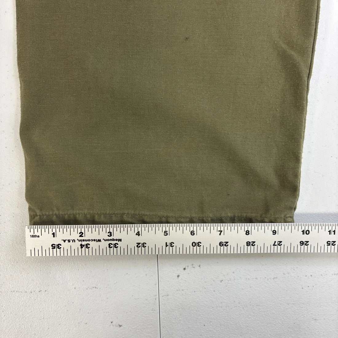 Vintage OG 107 Sateen Cold Weather Trousers Pants Size Small Green