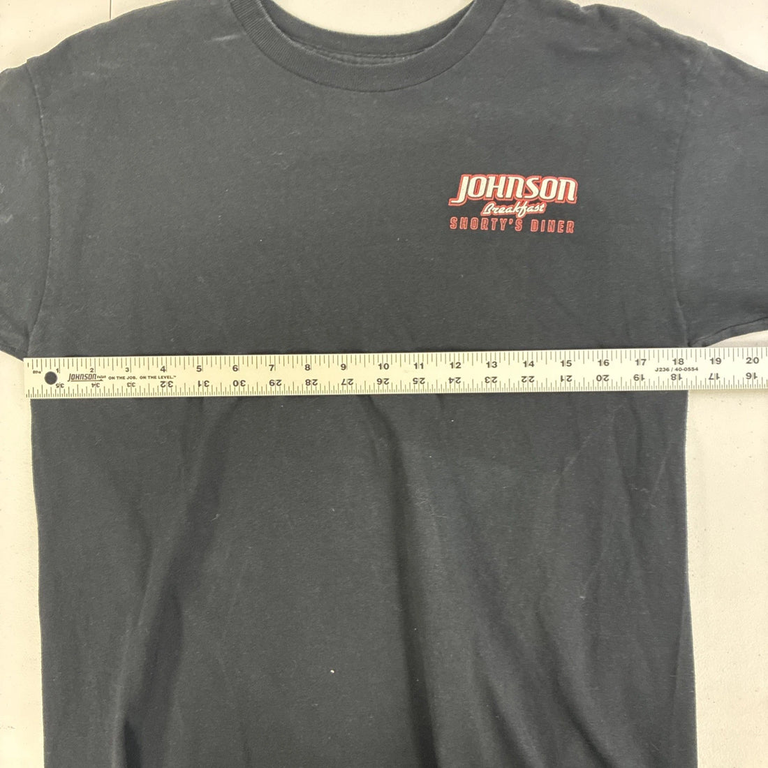 Big Johnson Breakfast Shorty's Diner T-Shirt Size Medium Parody Humor Gag