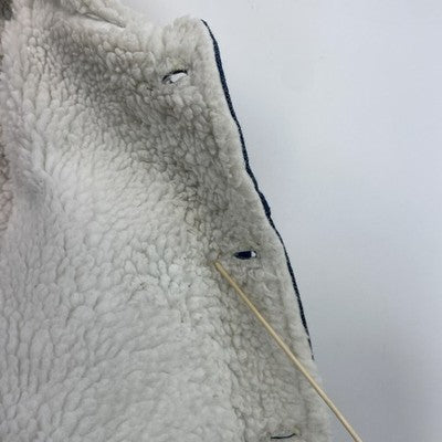 Vintage Wrangler Western Denim Jacket Size Medium Sherpa Lined