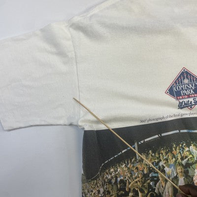 Vintage Comiskey's Last Stand Chicago White Sox T-Shirt Size Large 1990 90s MLB