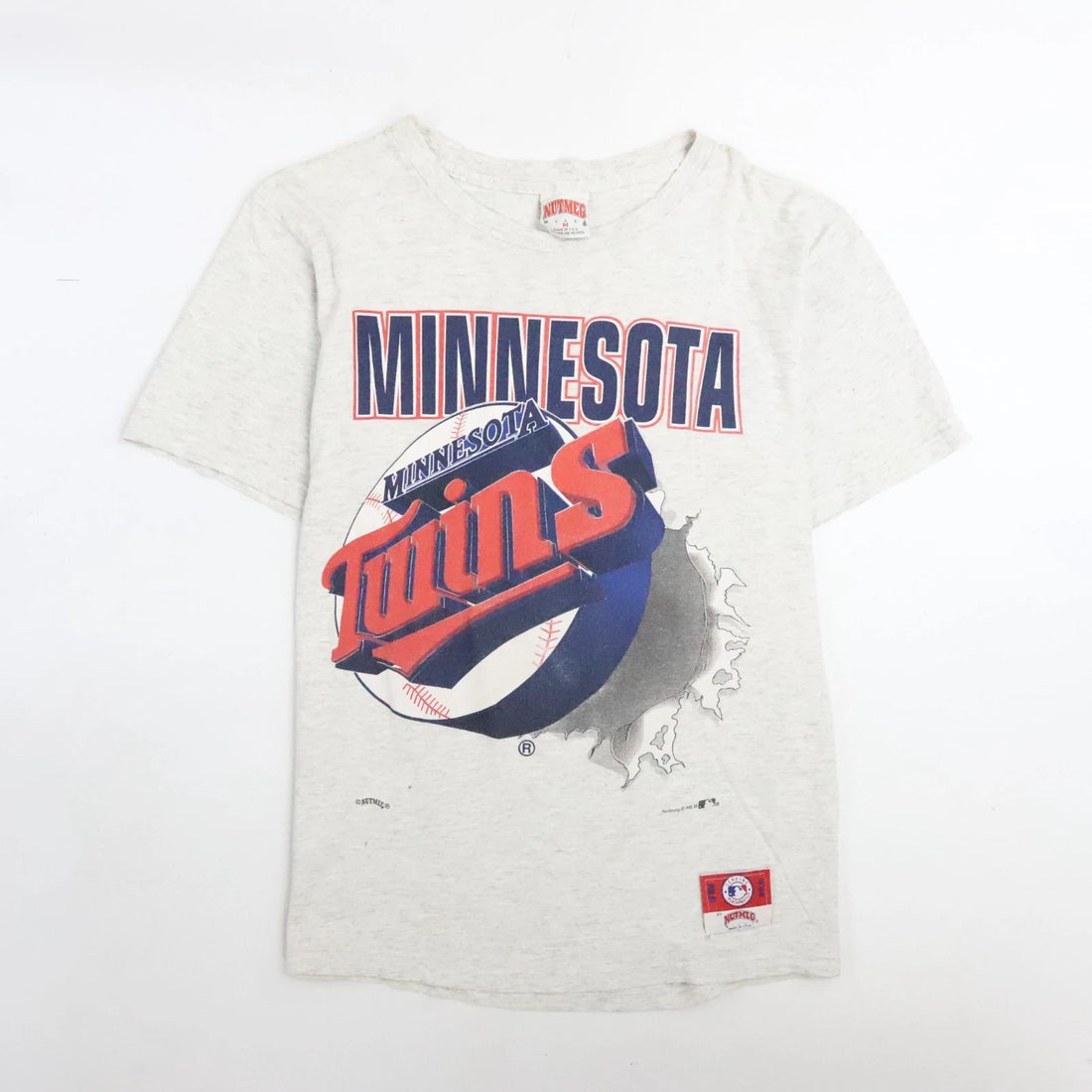 Vintage Minnesota Twins Breakthrough Nutmeg T-Shirt Size Medium 90s MLB