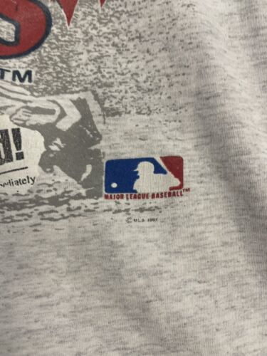 Vintage Minnesota Twins Taz Looney Tunes Newspaper T-Shirt Size XL 1991 90s MLB
