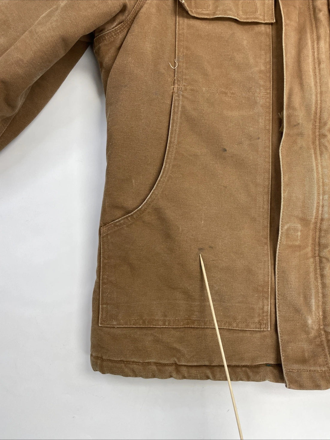 Carhartt Canvas Arctic Work Jacket Size Medium C26 BRN