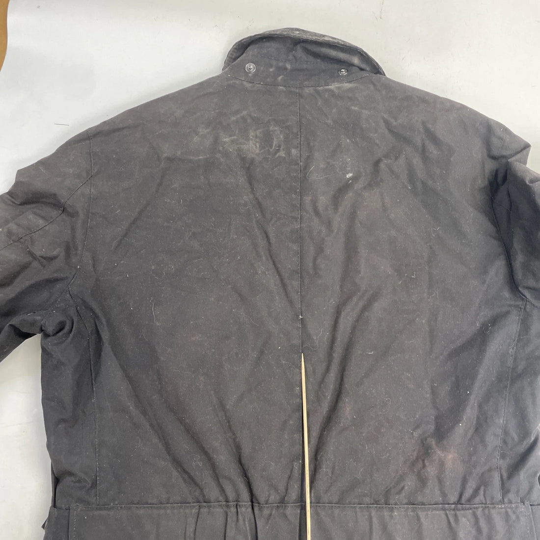 Barbour Eton Waxed Coat Jacket Size Large