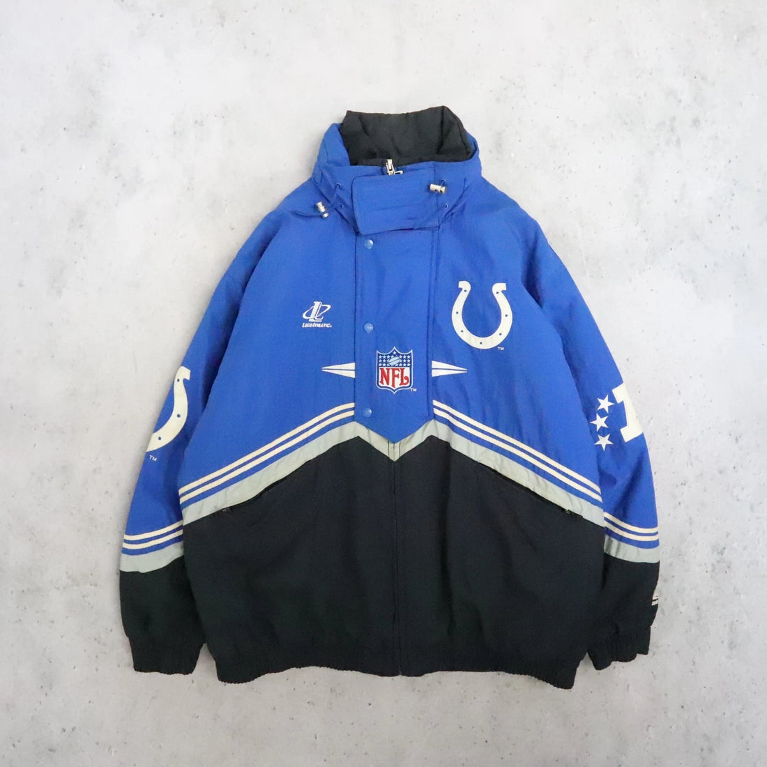Vintage Indianapolis Colts Logo Athletic Puffer Jacket Size XL NFL