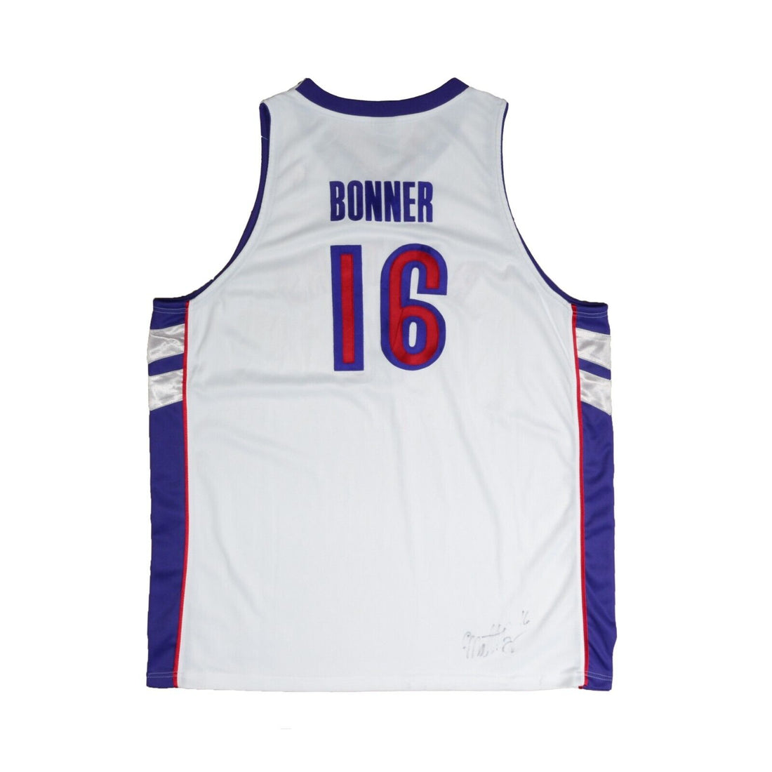 Vintage Toronto Raptors Matt Bonner Reebok Authentic Jersey Size 56 NBA