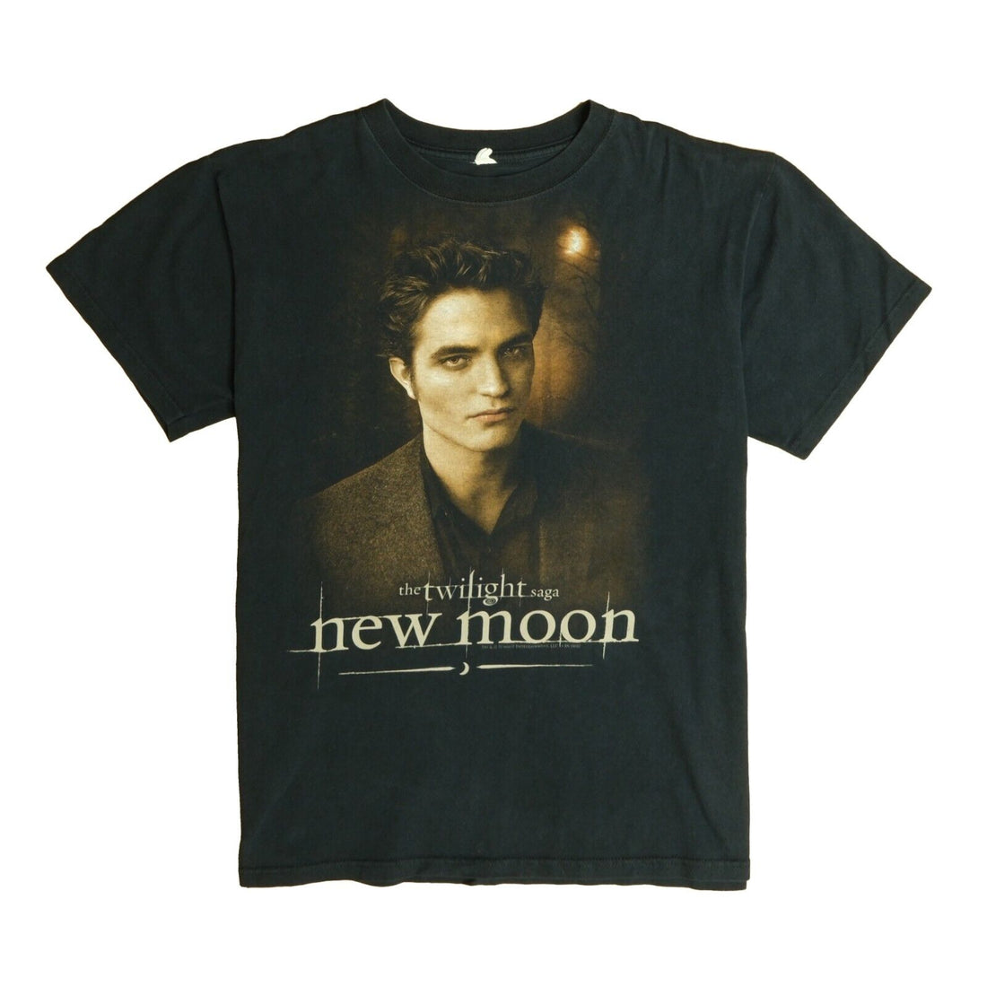 Twilight New Moon Edward Cullen T-Shirt Size Medium Black Movie Promo