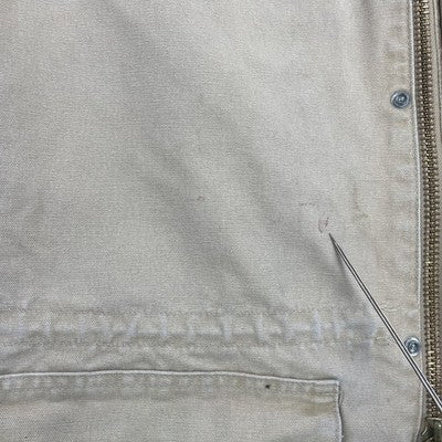 Vintage Evergreen Rodeo Carhartt Canvas Ranch Chore Work Jacket Small C52 WET