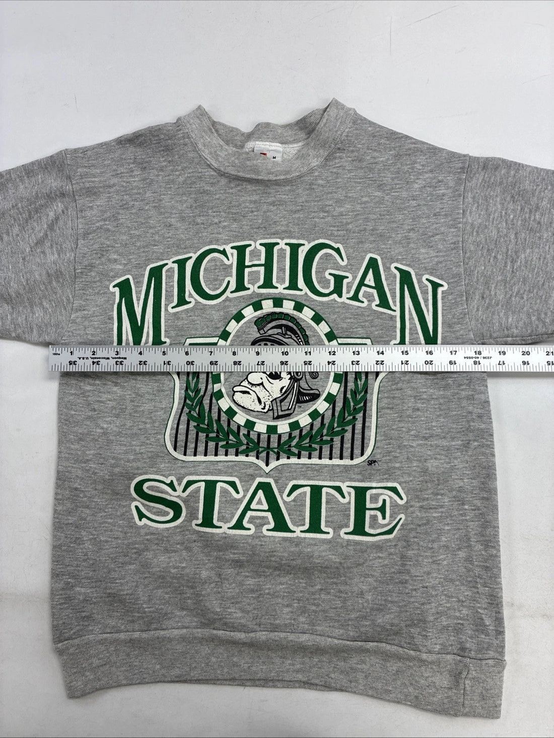 Vintage Michigan State Spartans Crewneck Sweatshirt Size Medium 90s NCAA