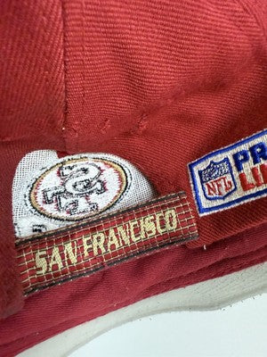Vintage San Francisco 49ers Grid Wool Logo Athletic Hat Cap OSFA 90s NFL