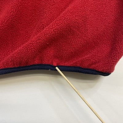 Vintage L.L. Bean Pullover Fleece Jacket Size XL Red