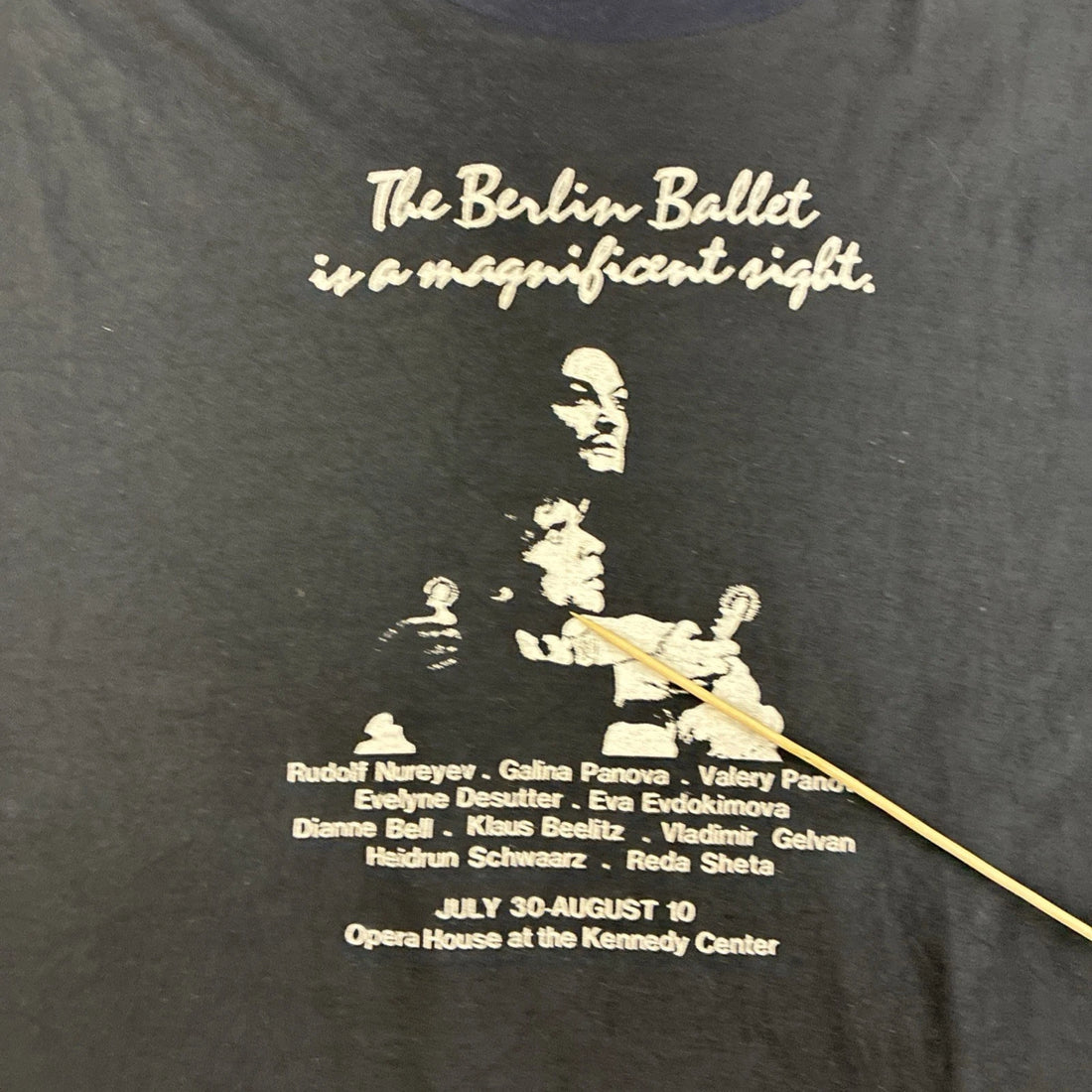Vintage The Berlin Ballet T-Shirt Size XL 80s 90s