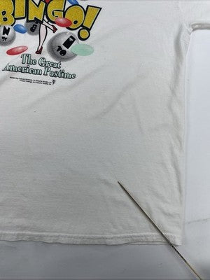 Vintage Betty Boop Bingo T-Shirt Size XL Cartoon