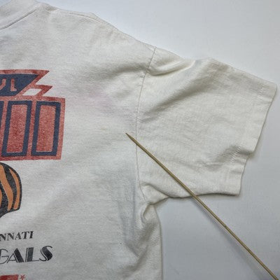 Vintage San Francisco 49ers Bengals Super Bowl XXIII T-Shirt Large 1989 80s NFL