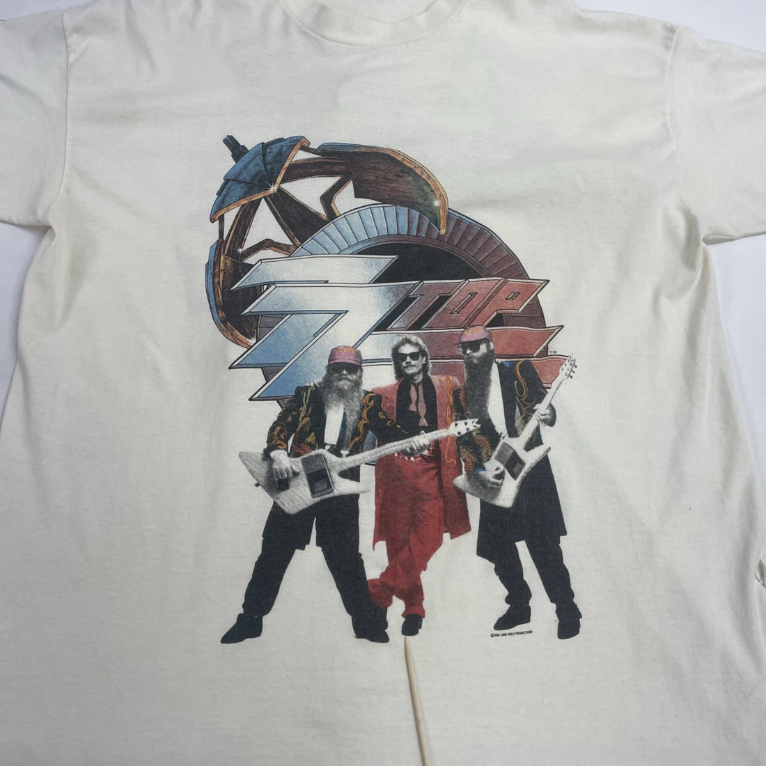 Vintage ZZ Top T-Shirt One Size Fits All Band Tee 1990 90s
