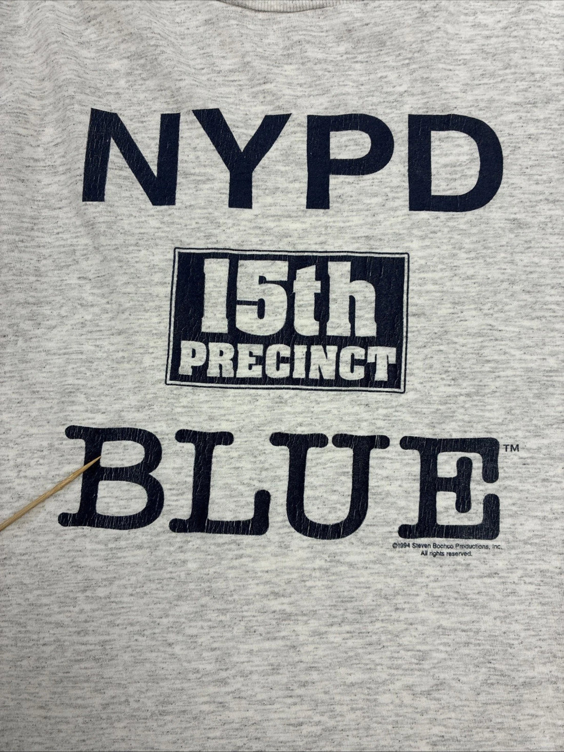 Vintage NYPD Blue 15th Precinct T-Shirt Size XL