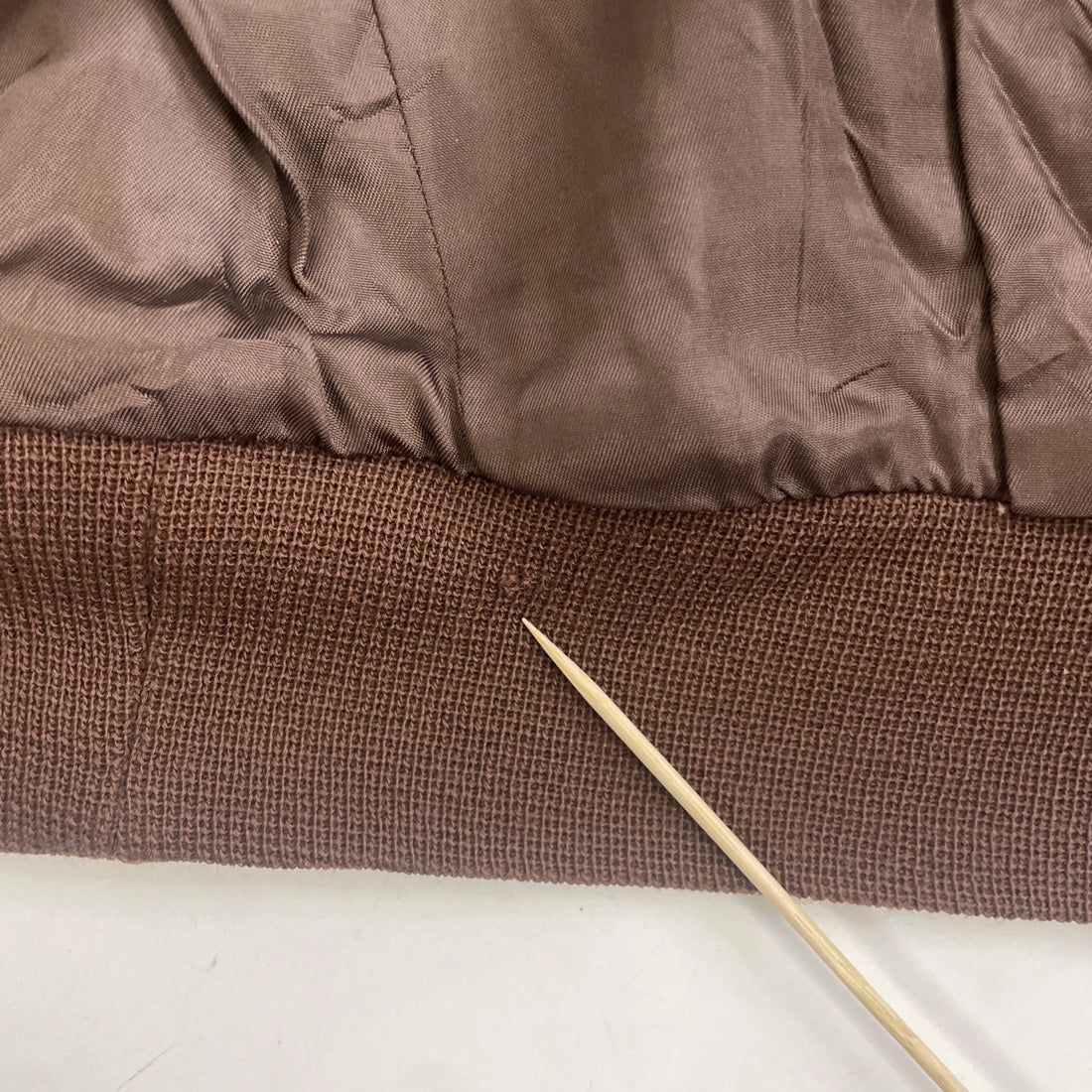 Vintage Montreal Garment Leather Suede Bomber Jacket Size 48 Brown