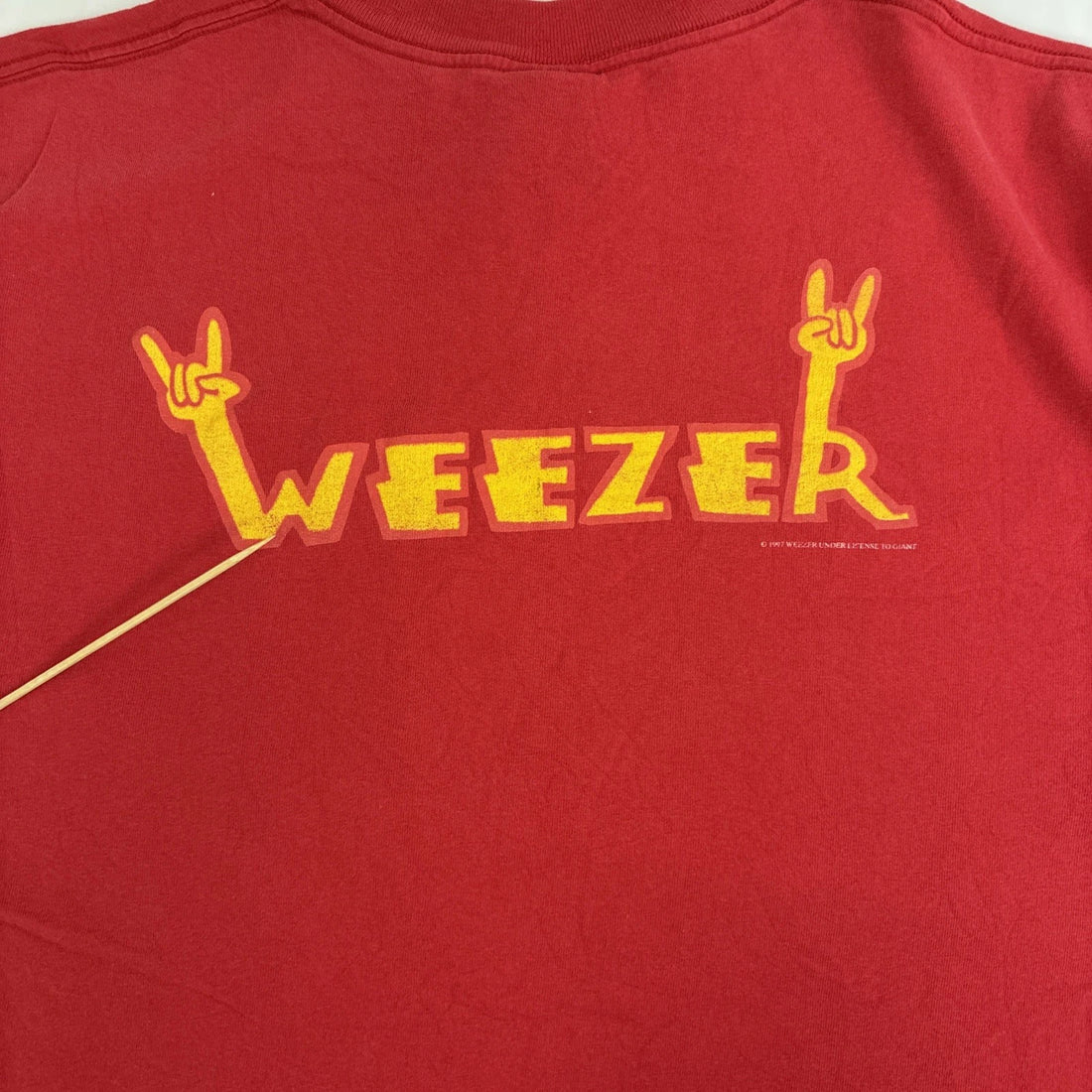 Vintage Weezer Pinkerton Giant T-Shirt Size Large 1997 90s