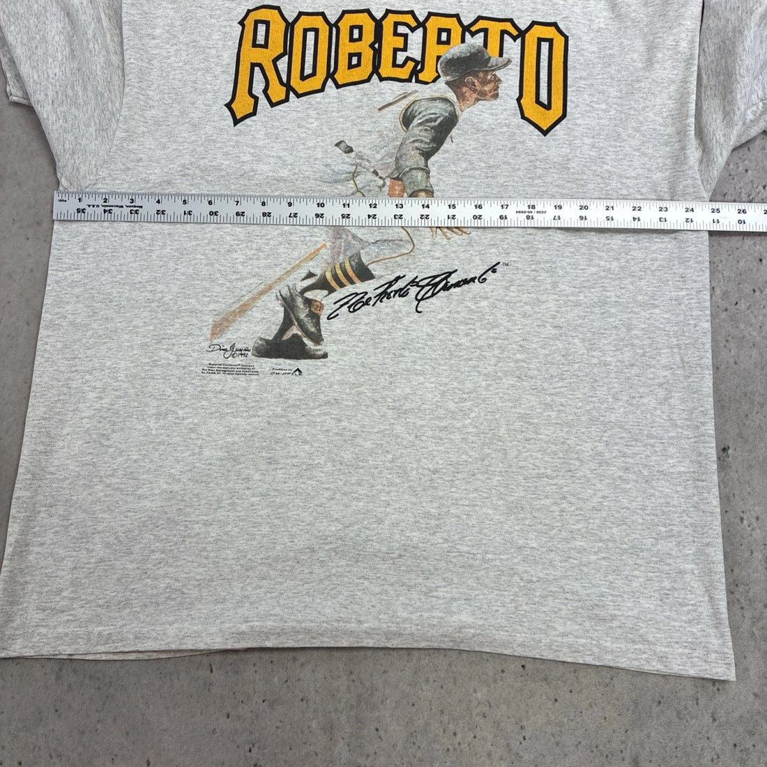 Vintage Pittsburgh Pirates Roberto Clemente T-Shirt 2XL MLB