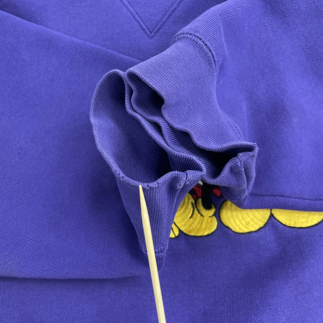 Vintage Mickey Mouse Disney Crewneck Sweatshirt Size 2XL Purple Embroidered