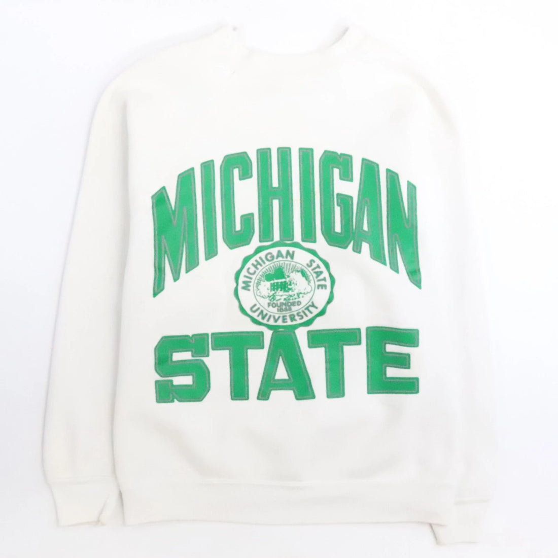 Vintage Michigan State Spartans Crewneck Sweatshirt Size XL 80s 90s NCAA