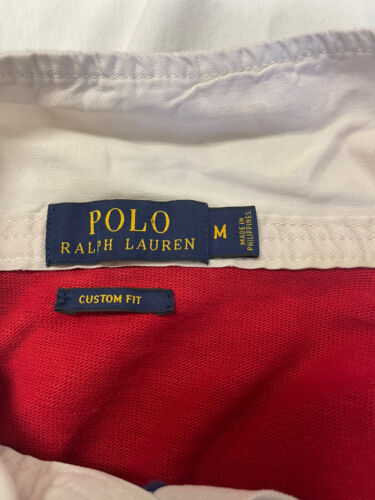 Polo Ralph Lauren Long Sleeve Rugby Shirt Size Medium Multicolor