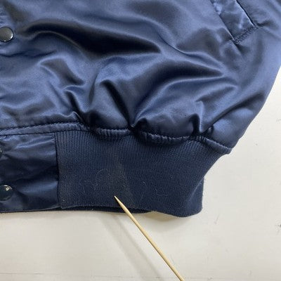 Vintage United States Submarine Veterans Satin Bomber Jacket Size Medium 90s