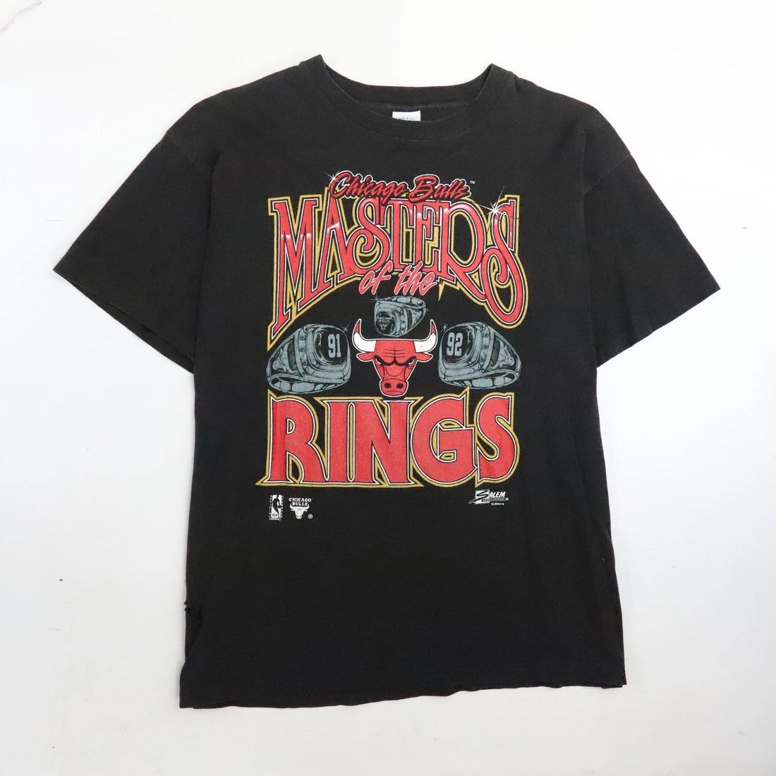 Vintage Chicago Bulls Masters Of The Rings Salem T-Shirt Size XL 90s NBA