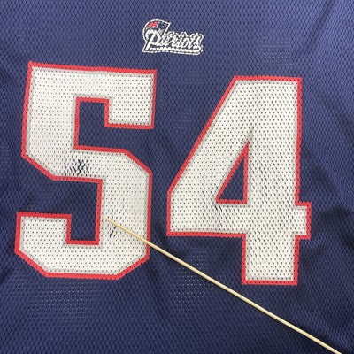 Vintage New England Patriots Tedy Brusch Reebok Jersey Size XL NFL