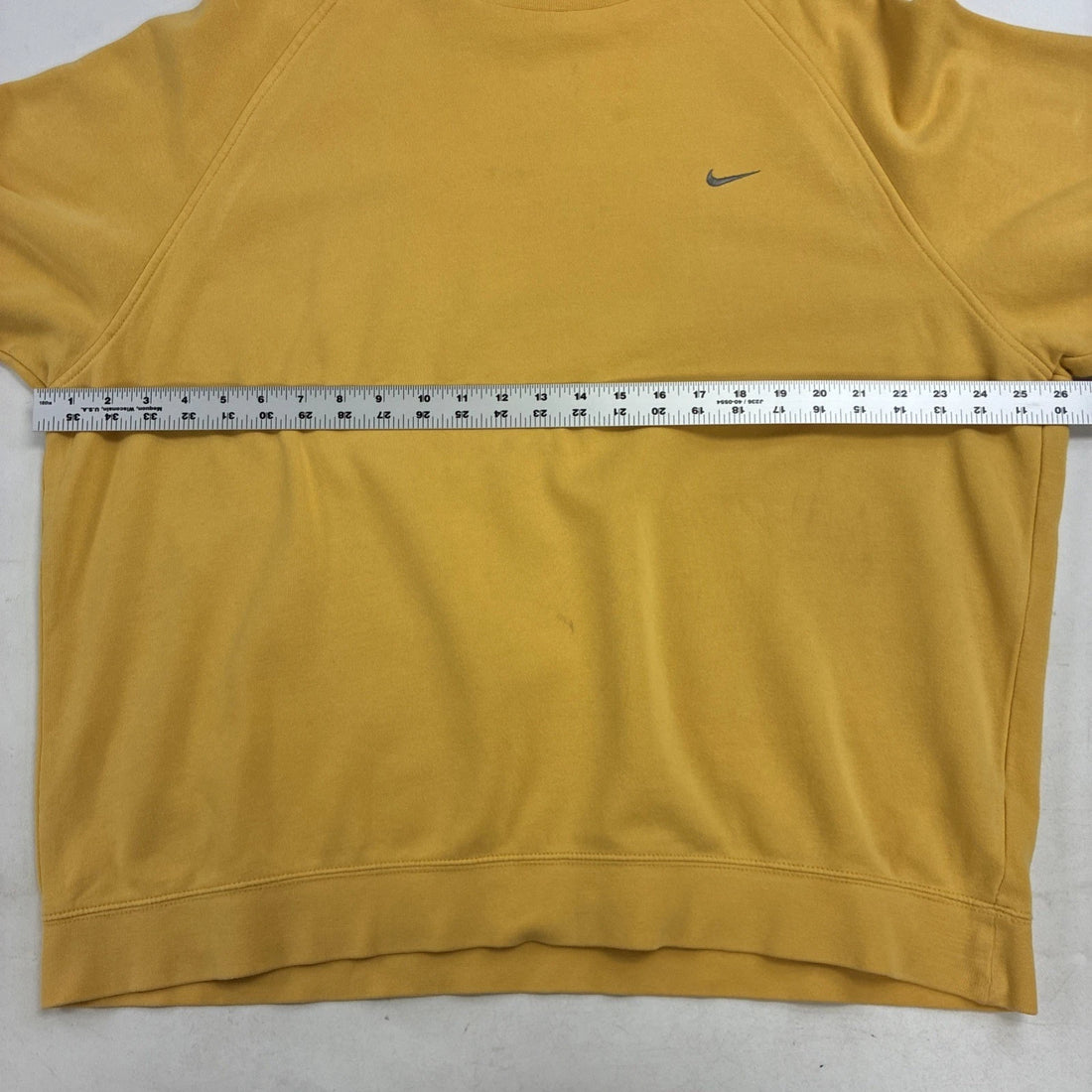 Vintage Nike Crewneck Sweatshirt Size XL Yellow Embroidered Swoosh