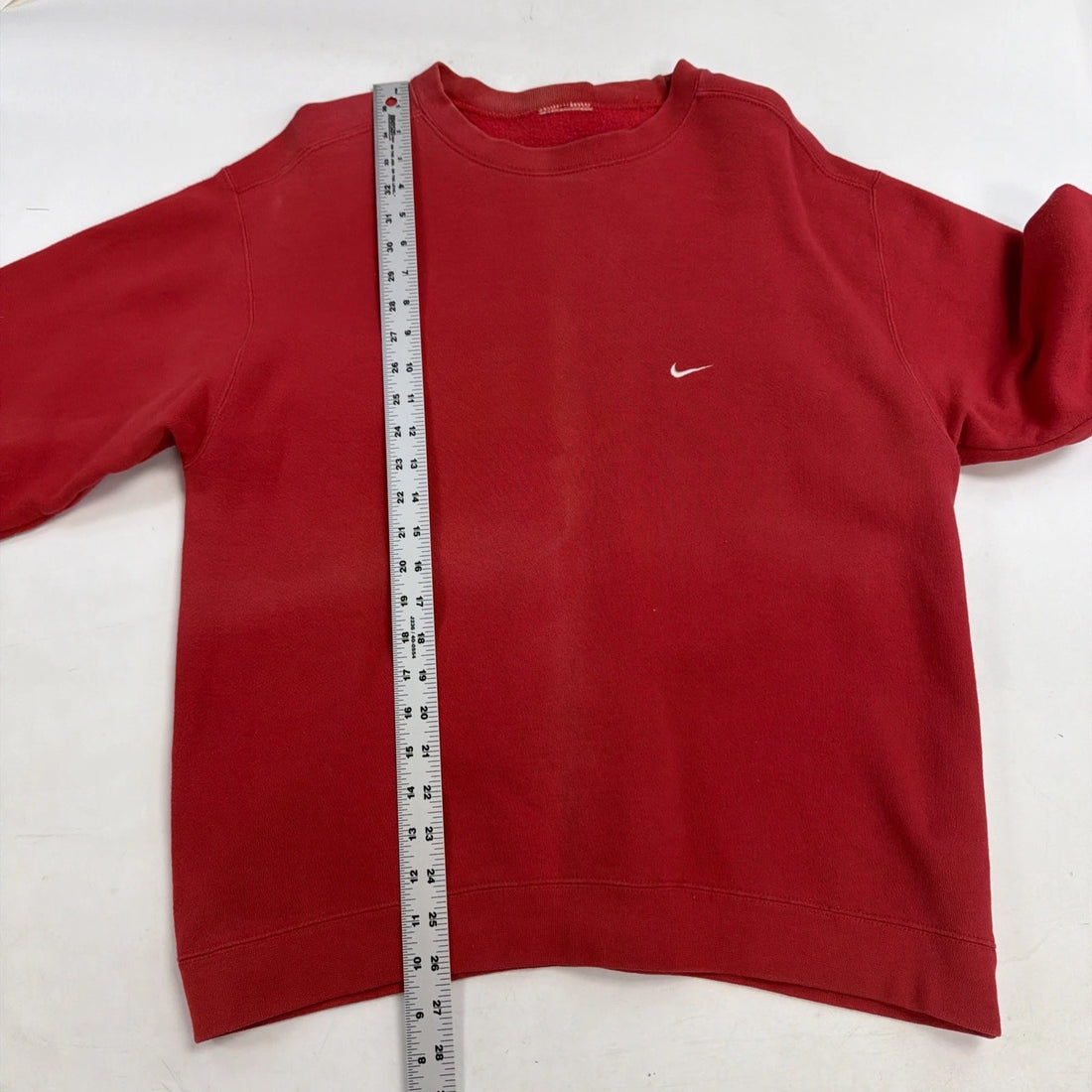 Vintage Nike Crewneck Sweatshirt Size Large Red Embroidered Swoosh