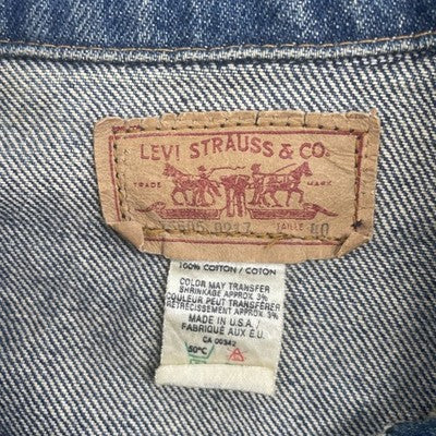 Vintage Levi's Denim Trucker Jacket Size 40 75505-0217