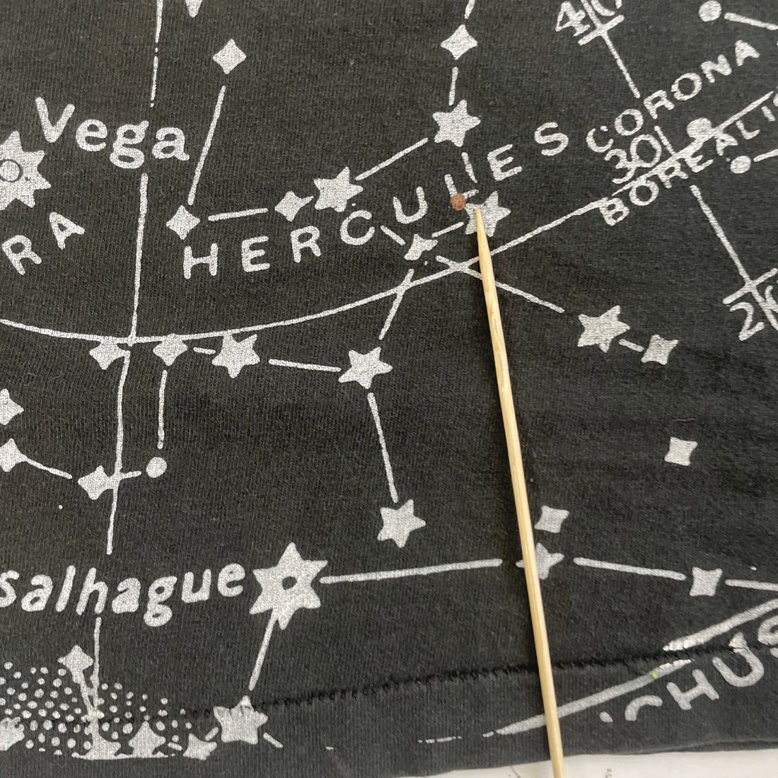 Vintage Space Constellation T-Shirt Size XL All Over Print 90s