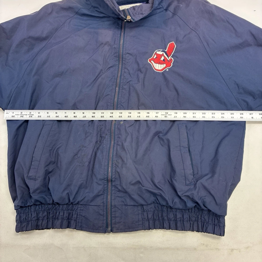 Vintage Cleveland Indians Windbreaker Jacket Size XL MLB