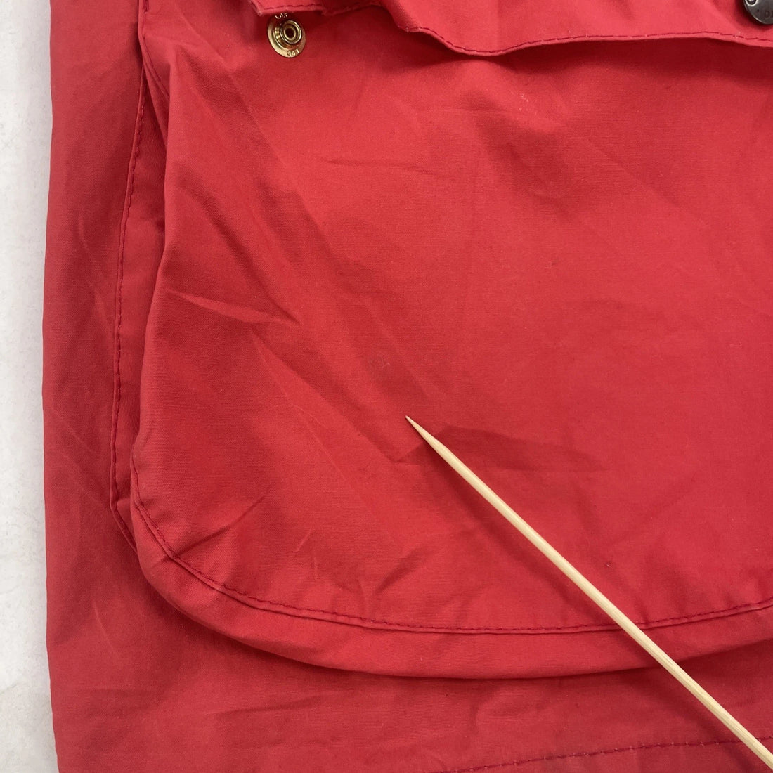 Oxford Blues Wax Field Coat Jacket Size Large Red