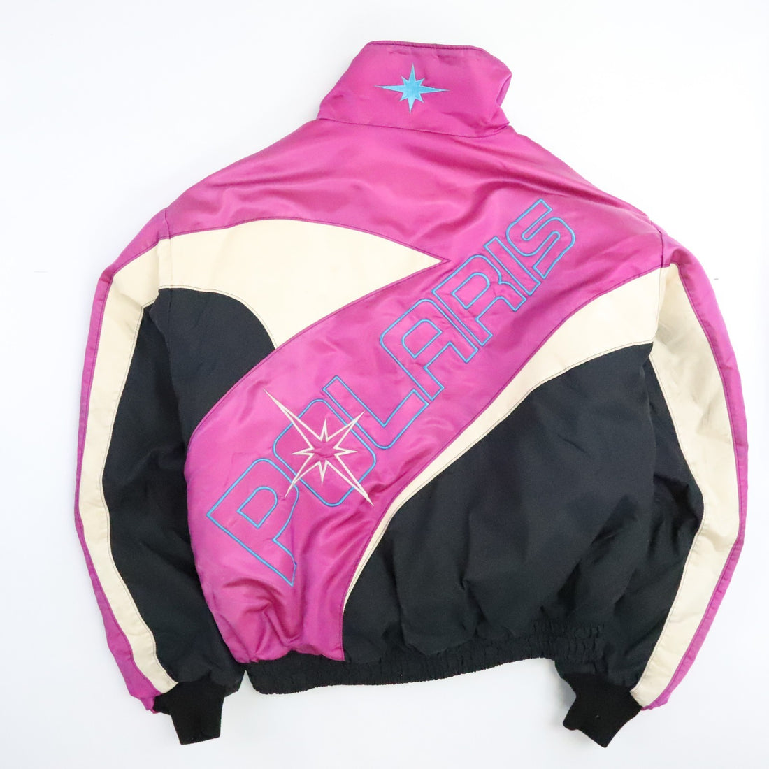 Vintage Polaris Snowmobile Racing Puffer Jacket Size XL 90s