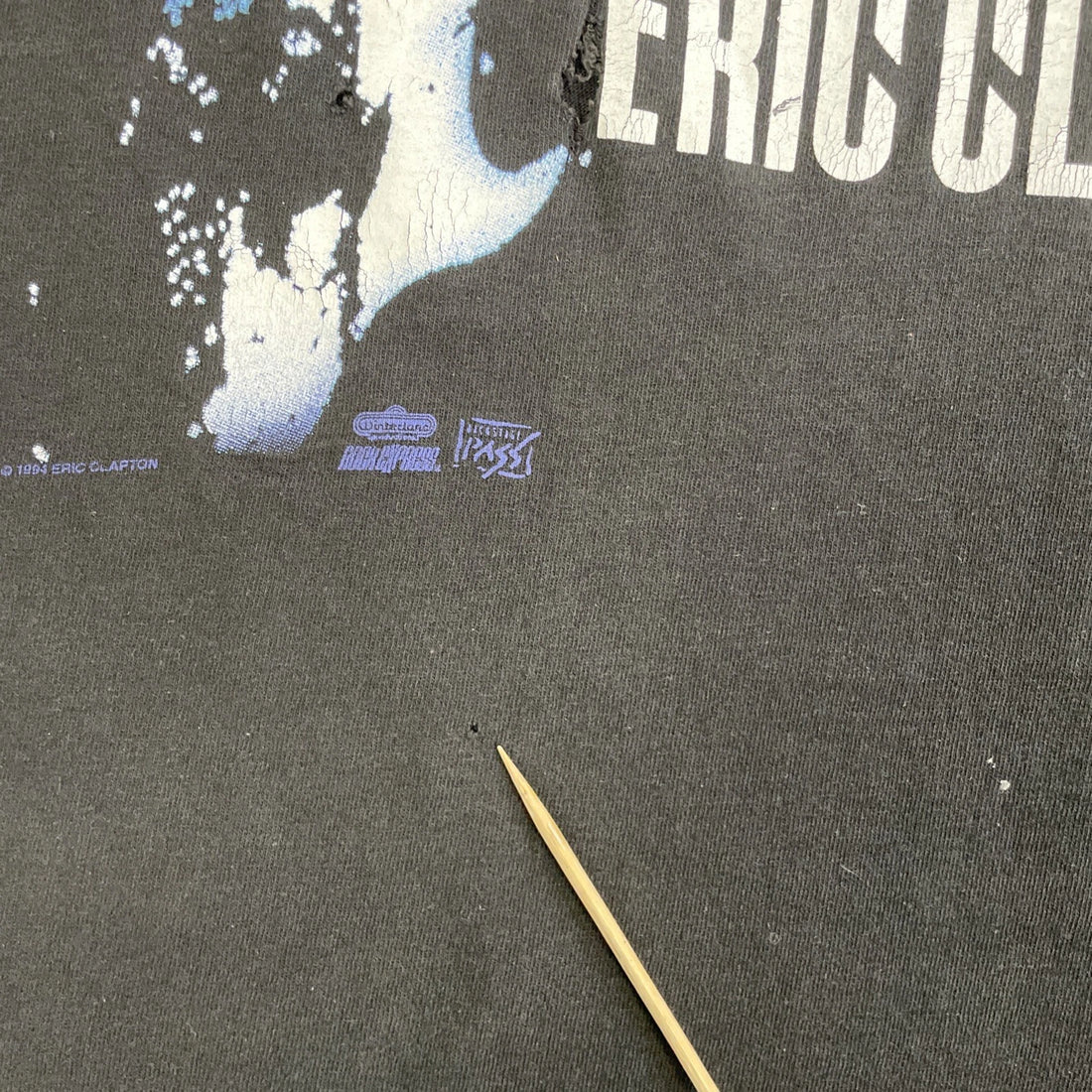 Vintage Eric Clapton An Evening Of Nothing But The Blues T-Shirt Size XL 90s