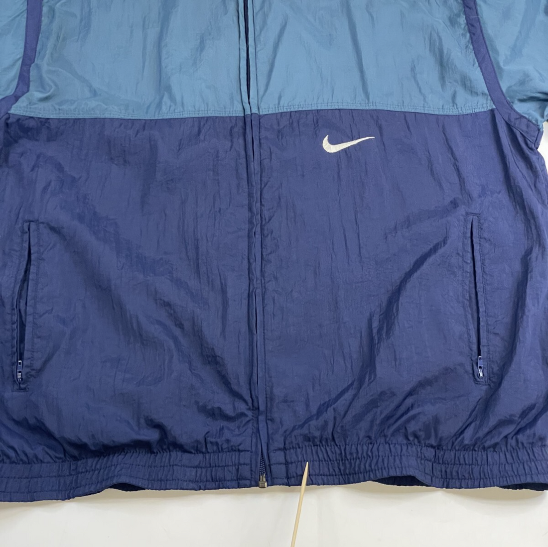 Vintage Nike Windbreaker Light Jacket Size Medium Tonal Blue