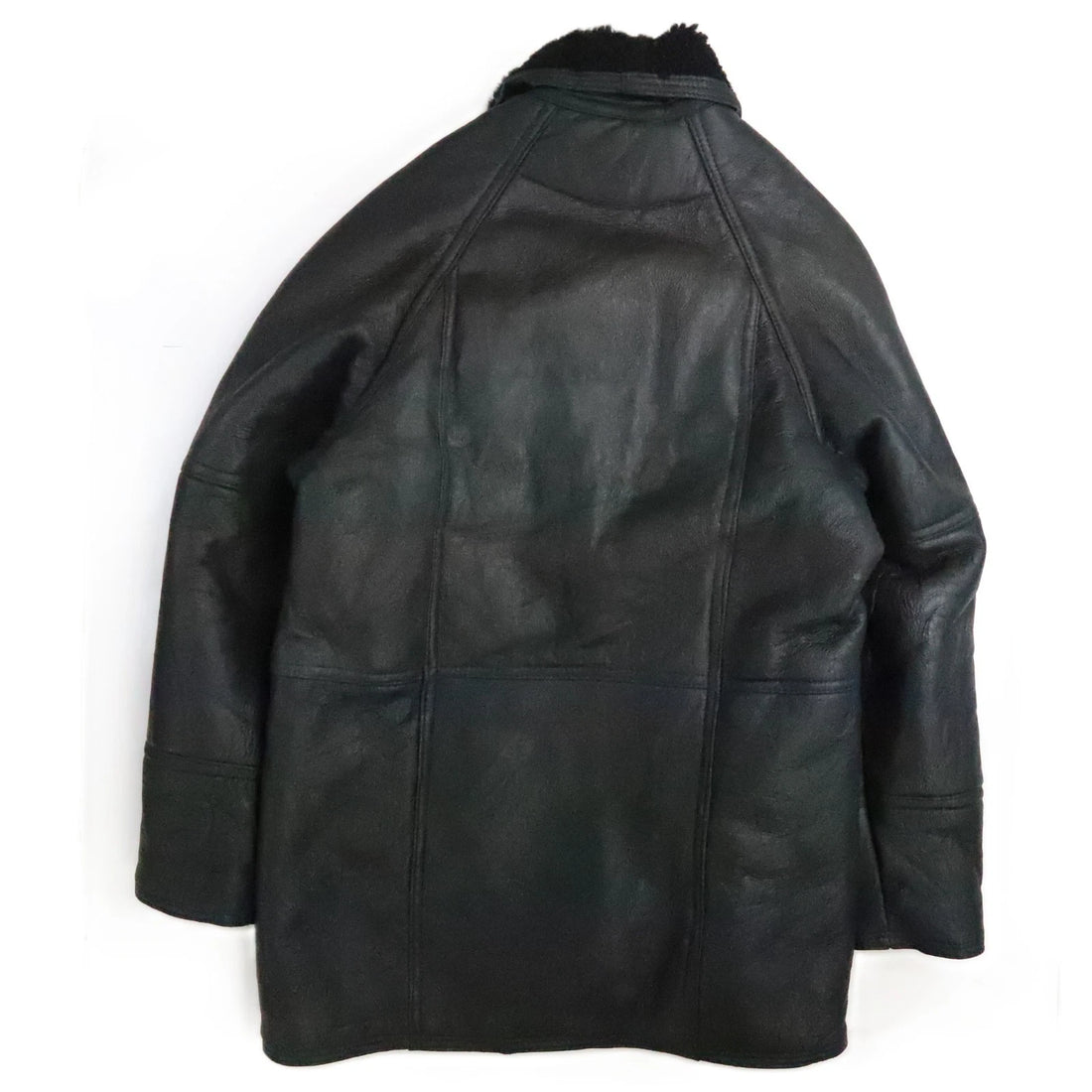 Vintage Walter Davoucci Shearling Leather Coat Jacket Womens Size XL