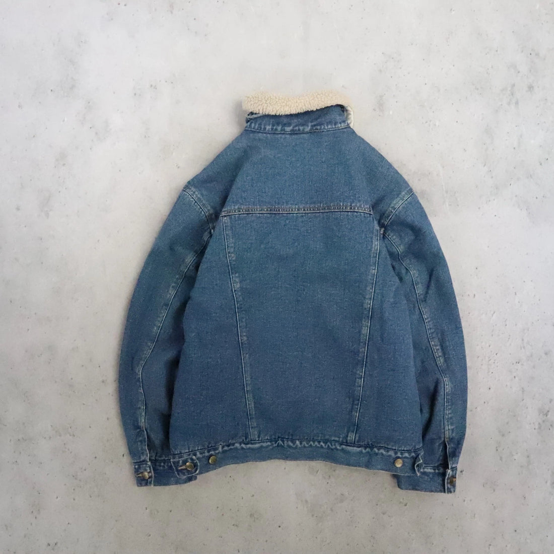 Lee Denim Trucker Jacket Size Medium Sherpa Lined