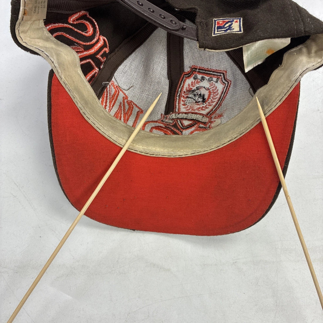 Vintage Cleveland Browns The Game Wool Snapback Hat OSFA NFL