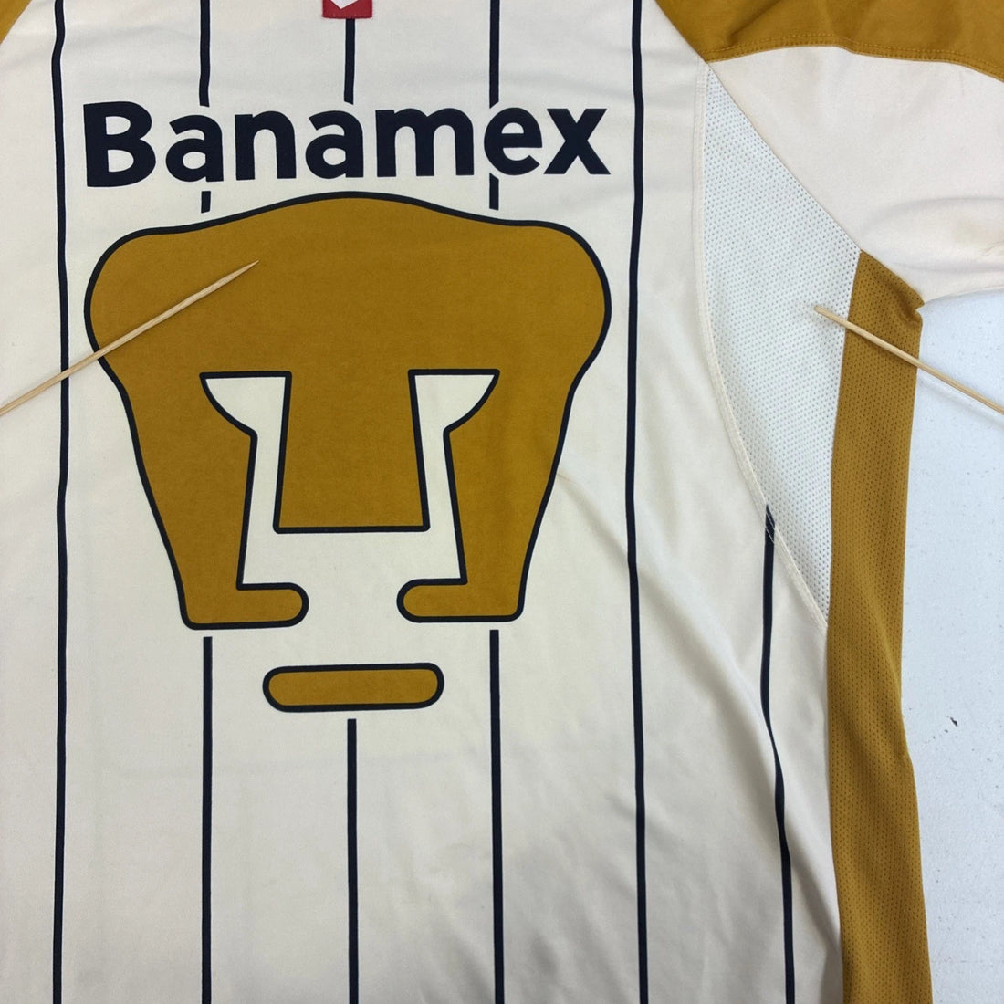 Vintage Pumas UNAM Bananamex Pepsi Lotto Football Soccer Kit Jersey Size XL 2003