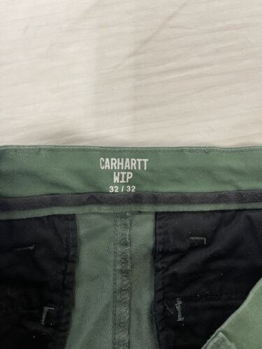 Carhartt Work In Progress WIP Pants Size 32 X 32 Green