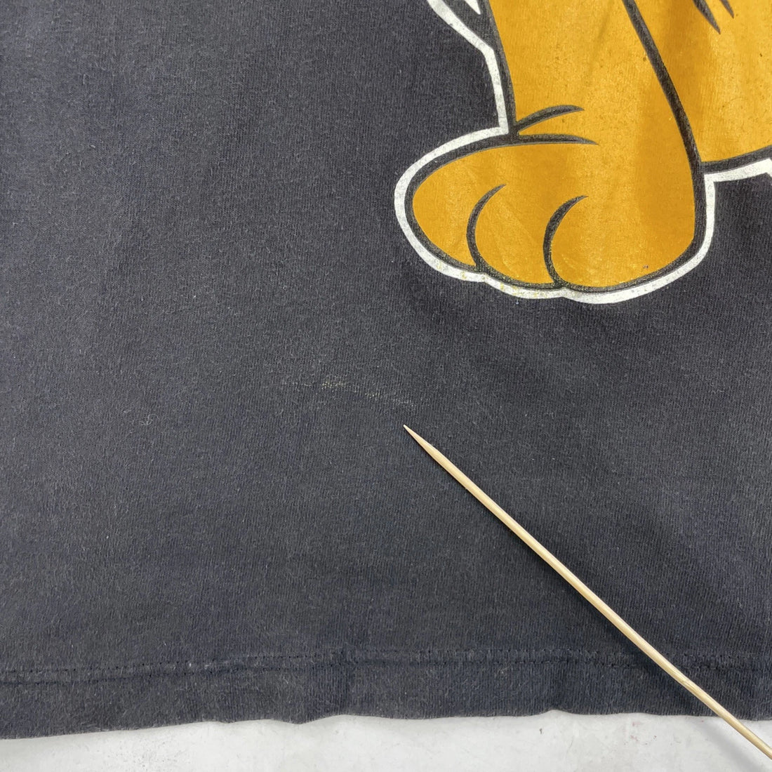 Vintage Mickey Mouse Pluto Disney T-Shirt One Size 90s