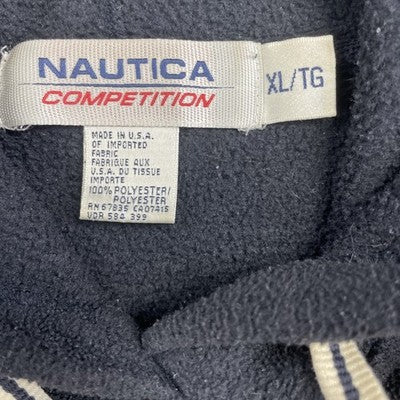 Vintage Nautica Competition Fleece Sweatshirt Hoodie Size XL