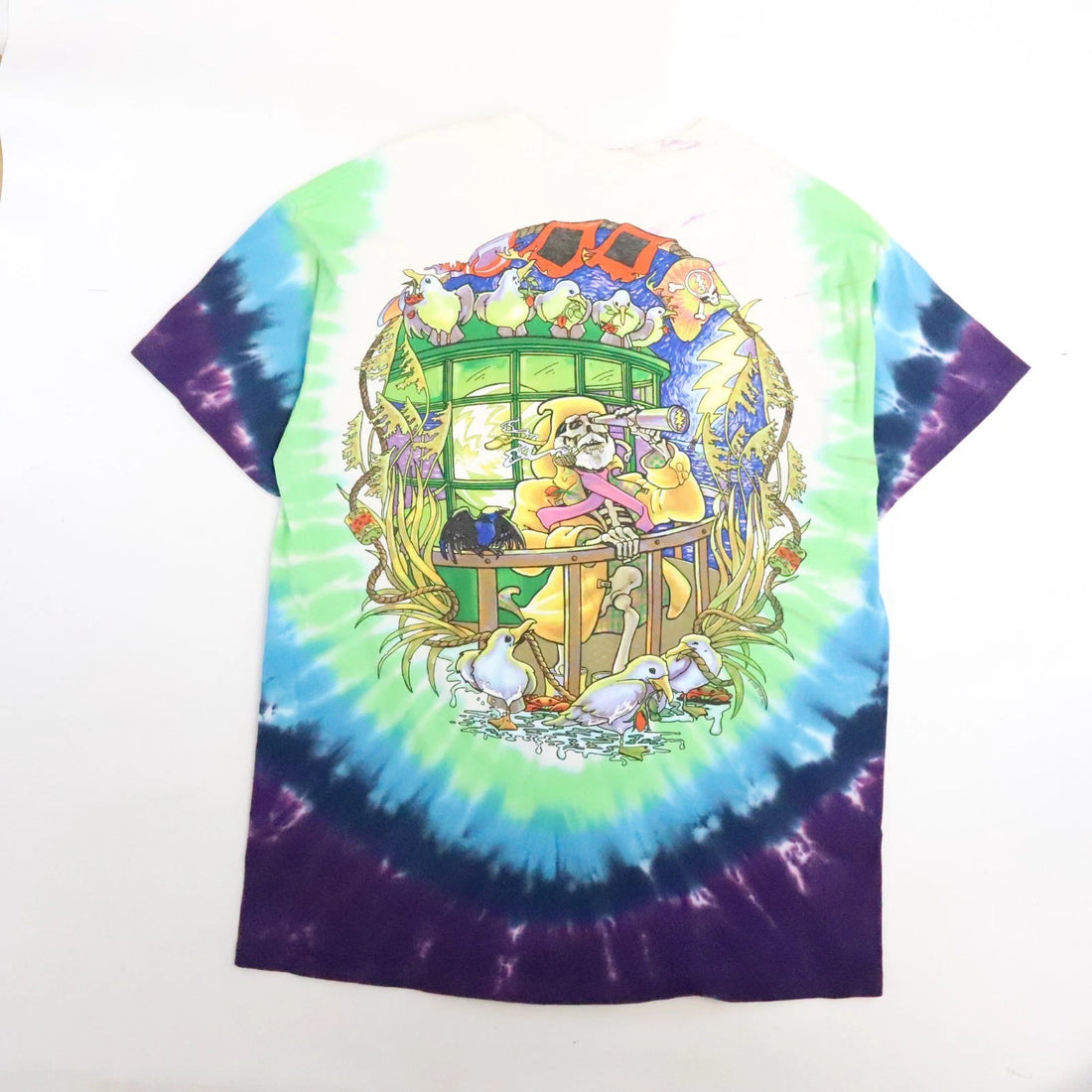 Vintage Lighthouse Grateful Dead Tie Dye T-Shirt Size Large 2000