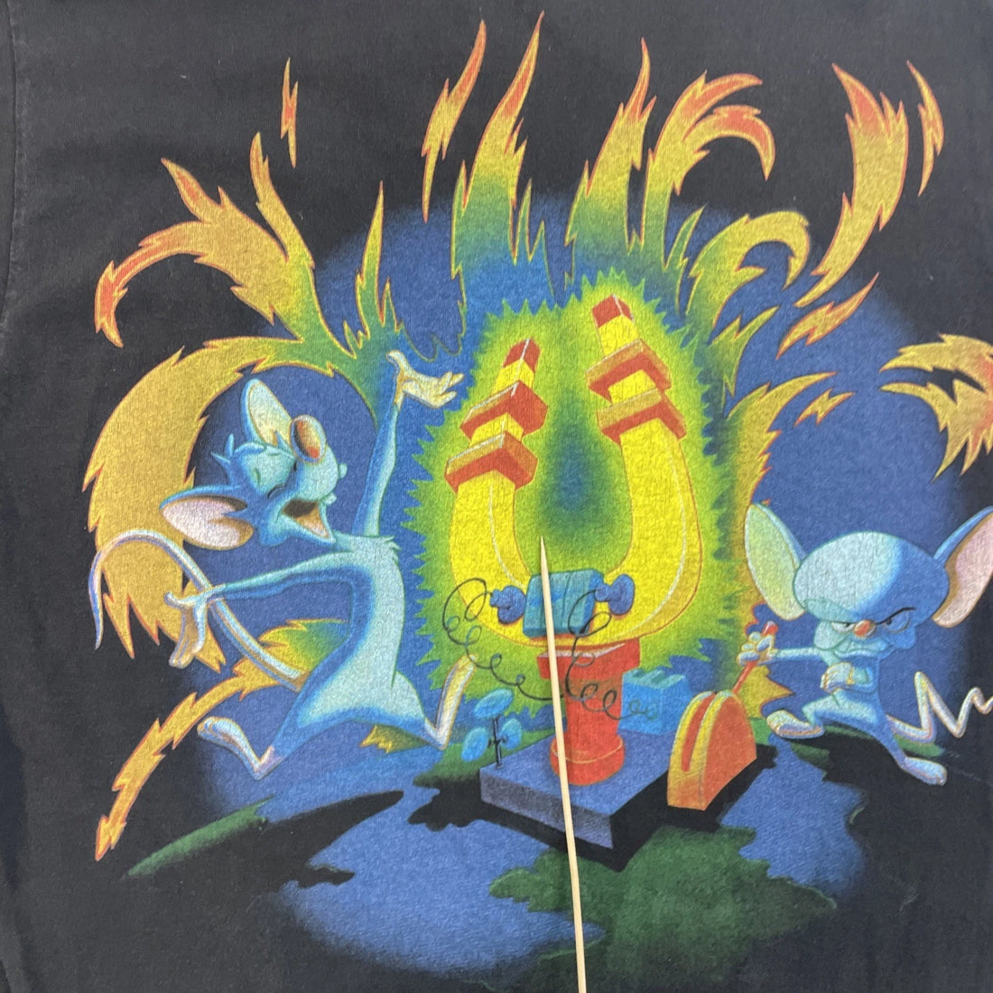 Vintage Pinky & The Brain T-Shirt Size XL 1994 90s