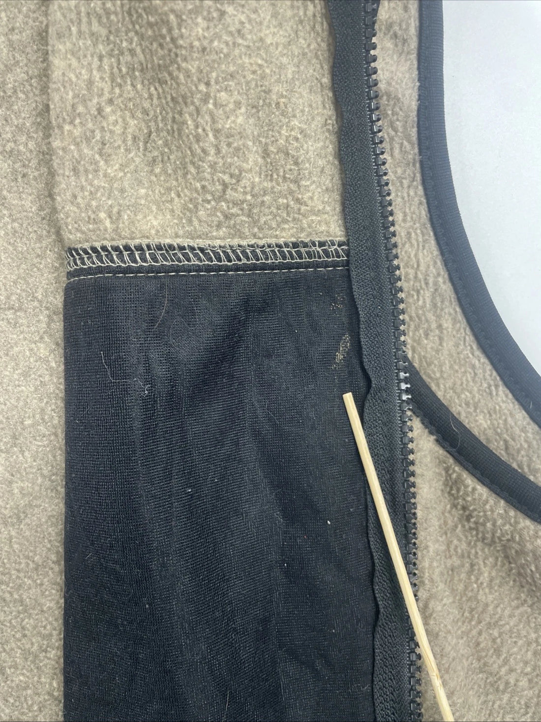 Eddie Bauer Fleece Vest Jacket Size XL Tall Brown